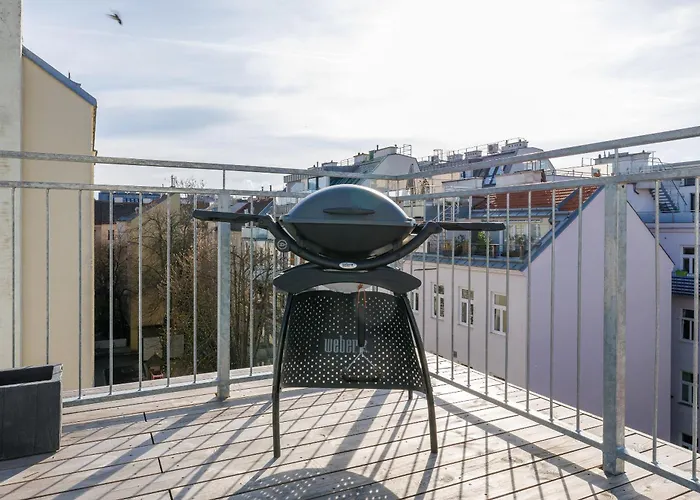 Symphony Apartments 38 - Modern Loft With Terrace And Grill In Central Location